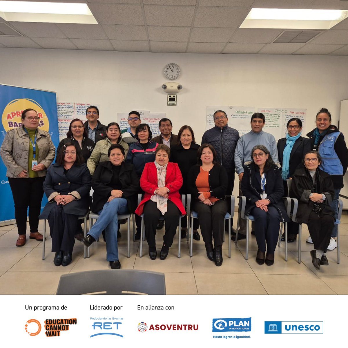 👩‍🏫👨‍🏫 Con la participación de directores, docentes y especialistas de las UGEL 02, 04 y 05 de #Lima, y las UGEL 02 y 03 de #Trujillo, culminamos los 10 talleres presenciales del I Módulo Formativo, realizados entre el 31 de julio y el 22 de agosto.

#UNESCO30AñosEnPerú