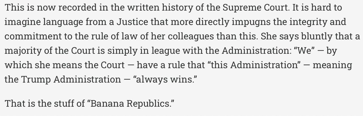 Will The Supreme Court's Conservatives Begin To Disregard The Views Of Justice Jackson Next Term?   

Link in next panel down.  RPs greatly appreciated.