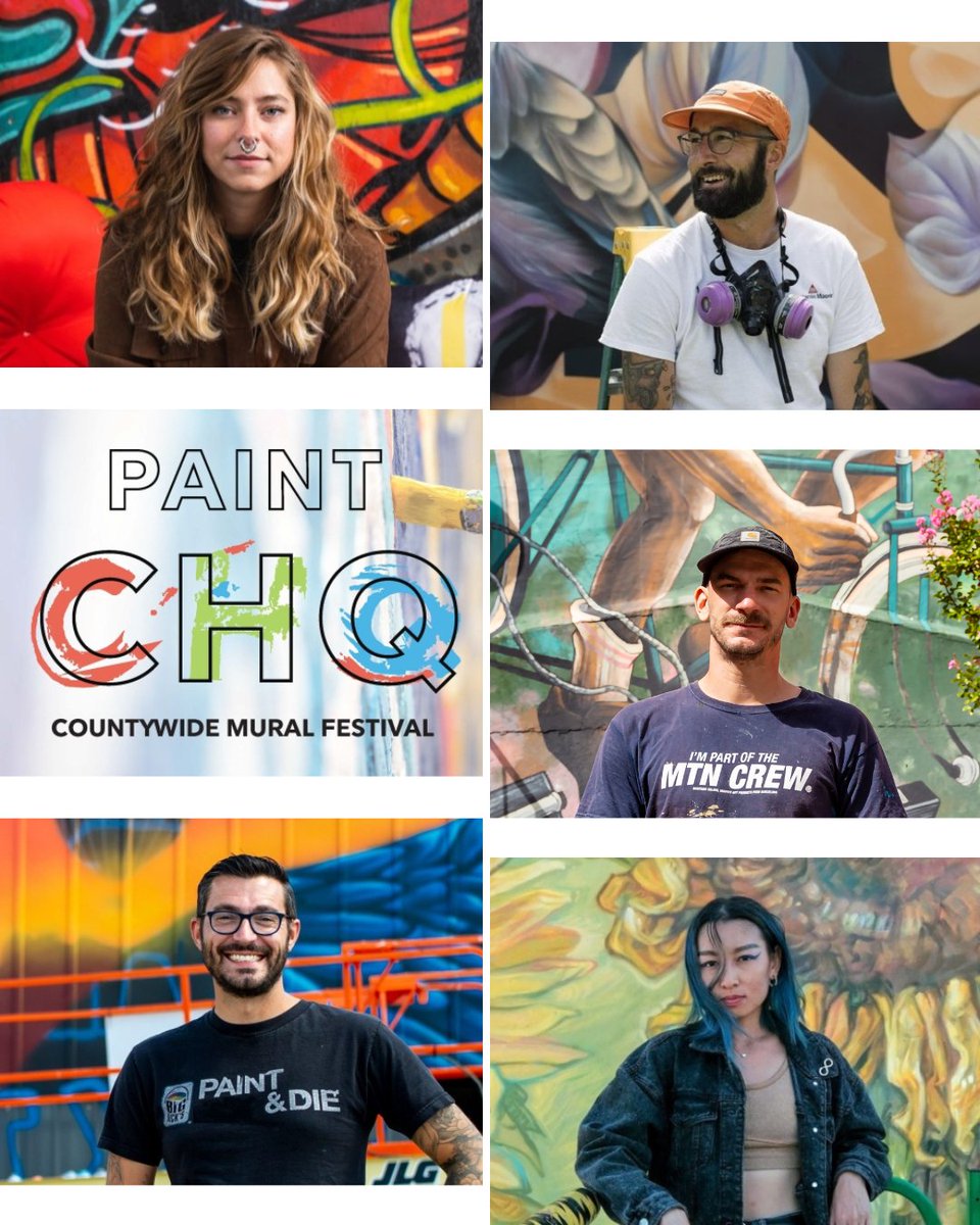 Chautauqua County Department of Planning &amp; Development welcomes renowned muralists Alain Welter, DRIFT Mural Co, Miss Birdy, Emily Ding, and Aerosol Kingdom to Paint CHQ Mural Festival September 8-13! Visit choosechq.com/paintchq/. #PaintCHQ #ChautauquaCounty #PublicArt