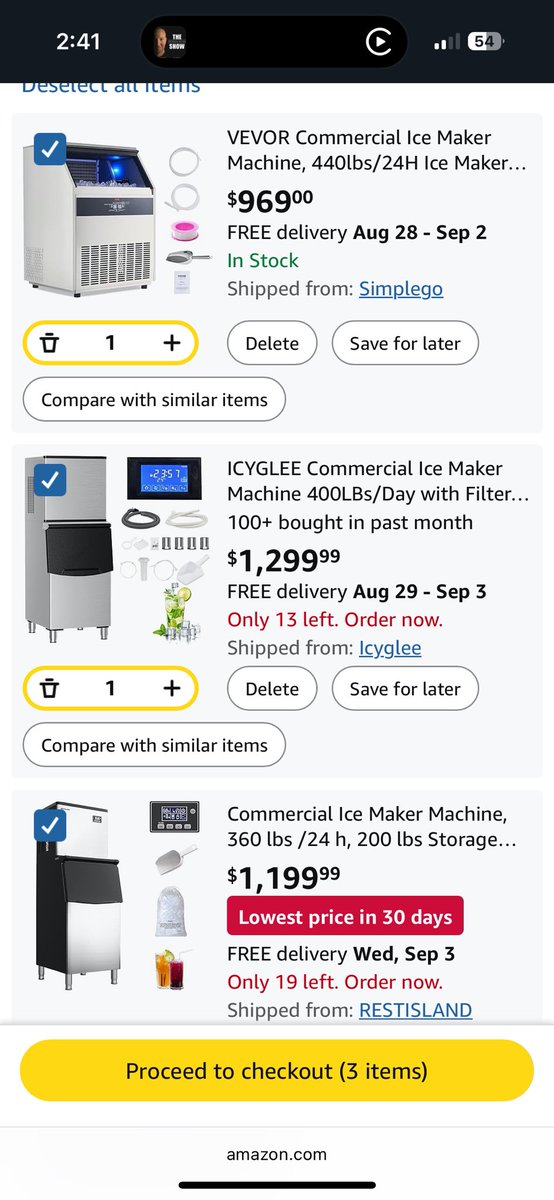 Anyone have experience with these Amazon Ice machines? Thinking about adding one to the shop