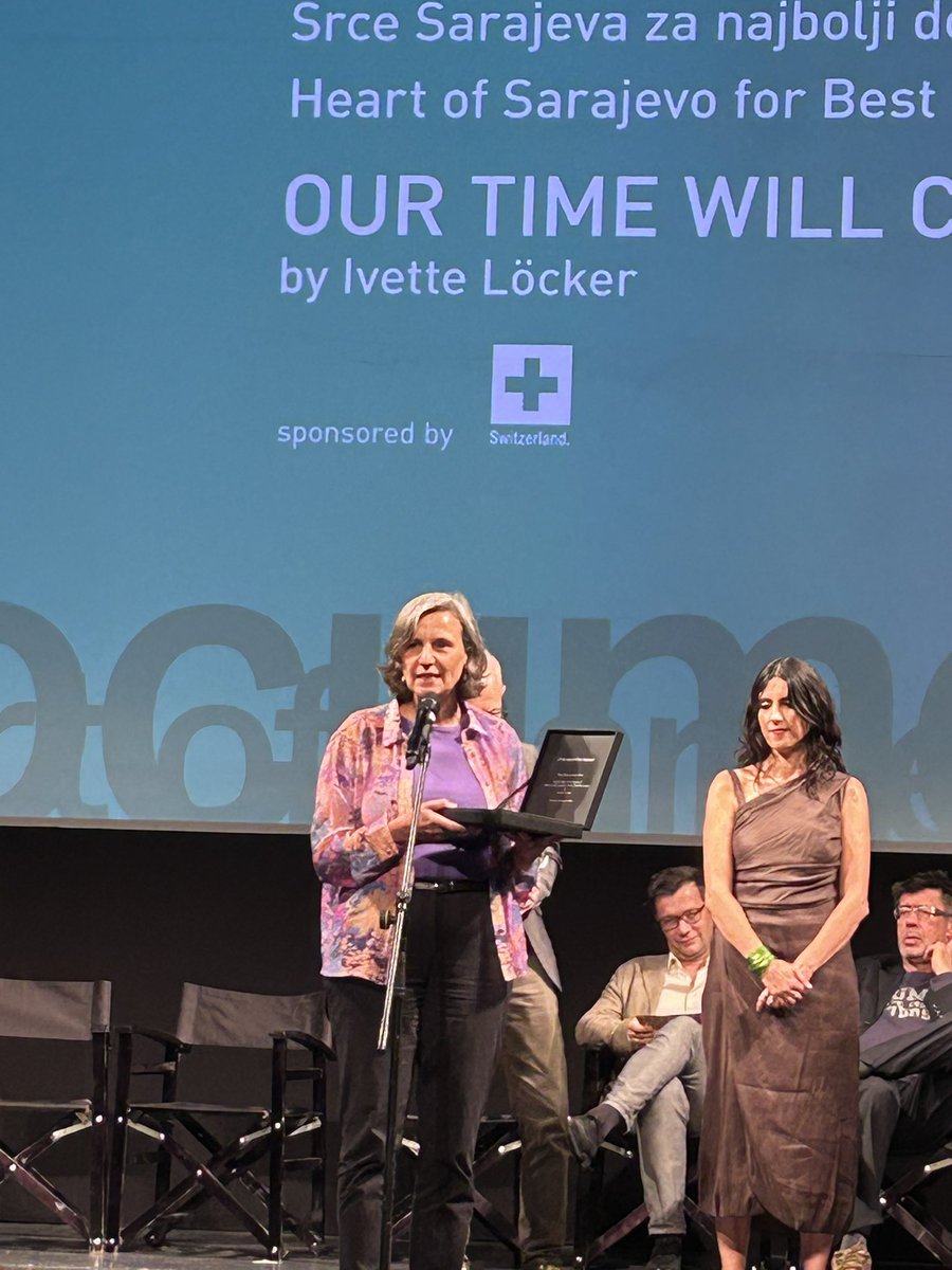 GeorgDiwald's tweet photo. Congratulations, 🇦🇹 Ivette Löcker, for winning the Heart of Sarajevo for Best Documentary Film „Our Time Will Come“ at the 31st Sarajevo Film Festival!  #SFF https://t.co/nqv0YZdteD