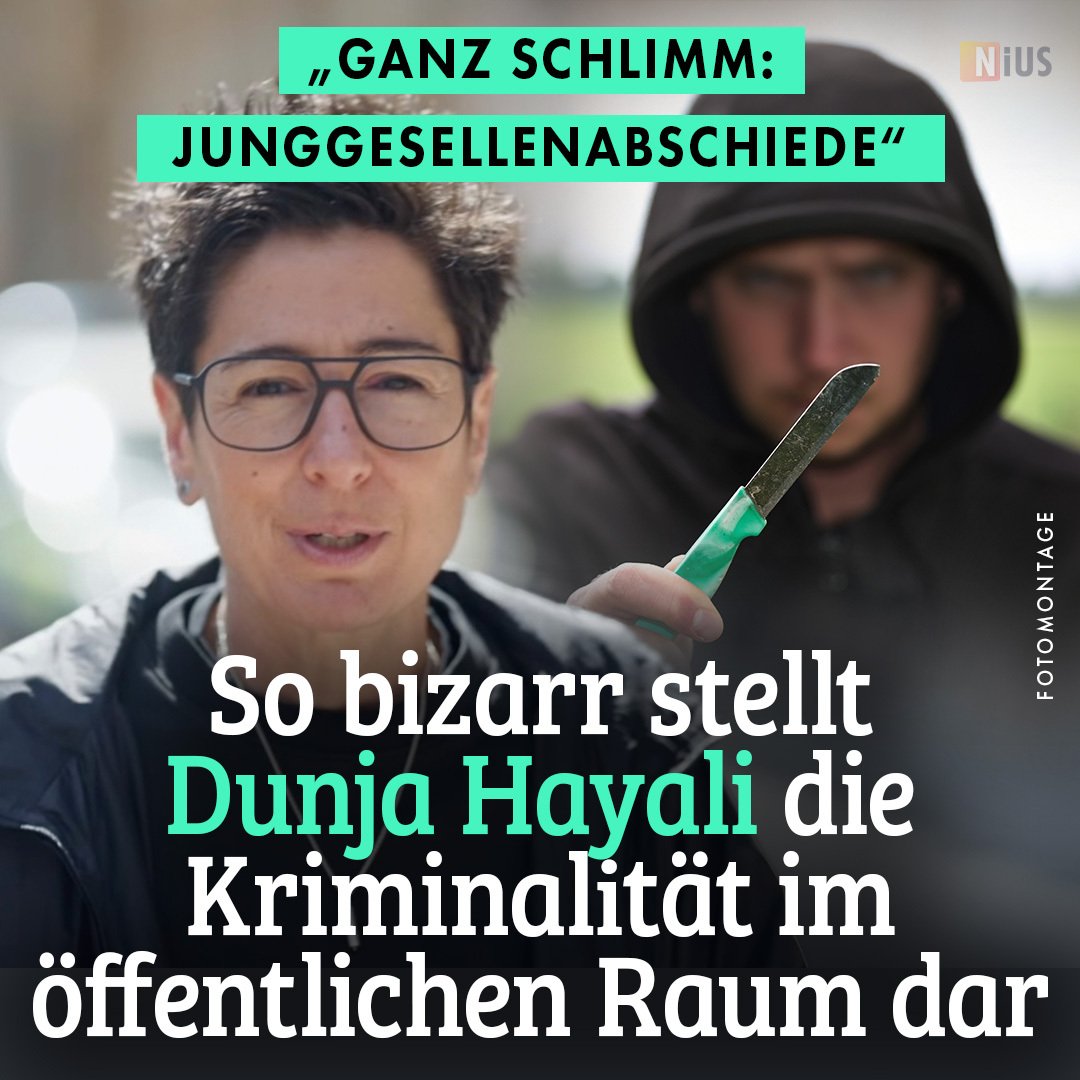 NIUS (@niusde_) on Twitter photo Dunja Hayali hat ein wichtiges Thema aufgegriffen – und im Umgang damit spektakulär versagt. Sie hat falsche Schwerpunkte gesetzt, manches verharmlost, manches aufgebauscht. Eine Analyse über ein 45-minütiges Propaganda-Stück von <a href="/shlomosapiens/">Claudio Casula 🇮🇱🇮🇹🇬🇧🏴🇬🇷</a>.
nius.de/medien/news/ga… Dunja Hayali hat ein wichtiges Thema aufgegriffen – und im Umgang damit spektakulär versagt. Sie hat falsche Schwerpunkte gesetzt, manches verharmlost, manches aufgebauscht. Eine Analyse über ein 45-minütiges Propaganda-Stück von <a href="/shlomosapiens/">Claudio Casula 🇮🇱🇮🇹🇬🇧🏴🇬🇷</a>.
nius.de/medien/news/ga…