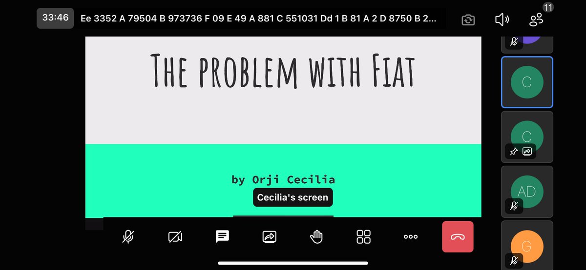 Citrusrate (@citrusrate) on Twitter photo ✨ Today we had our second class 🥳
The focus was on the problem with fiat currency—a system we all use but rarely stop to question.
Key takeaways included:
💸 How inflation reduces our purchasing power
🏦 Centralized control of money supply
🌍 Real-world examples of fiat ✨ Today we had our second class 🥳
The focus was on the problem with fiat currency—a system we all use but rarely stop to question.
Key takeaways included:
💸 How inflation reduces our purchasing power
🏦 Centralized control of money supply
🌍 Real-world examples of fiat
