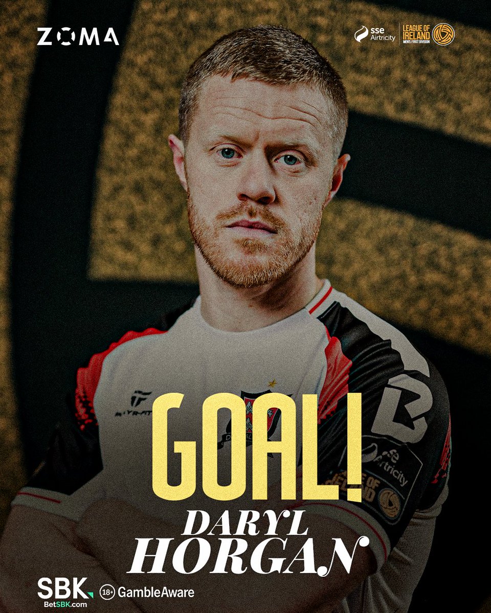 GOAL!!!

Horgan opens the scoring!!

🔵 0 - 1⚪

#Cmonthetown | #DLK2025