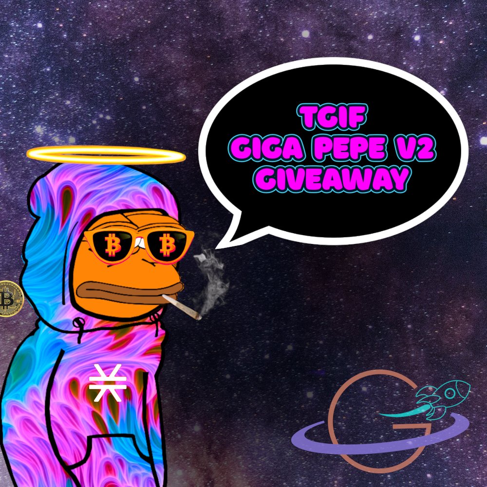 Gpsc.btc (@gpsc_stx) on Twitter photo TGIF, $BTC is pumping, <a href="/Stacks/">stacks.btc</a> is pumping; seems like a good day to do a giveaway!!
To be eligible:
Like & Repost
Tag 3 Friends
Drop #Gigaverse with your STX address in the comments
Jump into the Stacking Dao & Zest Discords, more giveaways coming. 48 hours, winner gets a Giga TGIF, $BTC is pumping, <a href="/Stacks/">stacks.btc</a> is pumping; seems like a good day to do a giveaway!!
To be eligible:
Like & Repost
Tag 3 Friends
Drop #Gigaverse with your STX address in the comments
Jump into the Stacking Dao & Zest Discords, more giveaways coming. 48 hours, winner gets a Giga