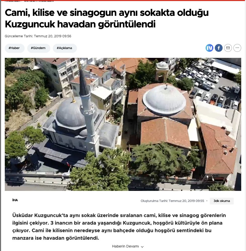Yıllardır cami kilise sinagog cemevi yan yana. Çan sesi bazen esan sesine karışır.

Bir tane Sünni Müslümanın rahatsız olduğunu görmedim! Biz yobazız siz demokrat öyle mi!

Allah size iktidar yüzü göstermesin!