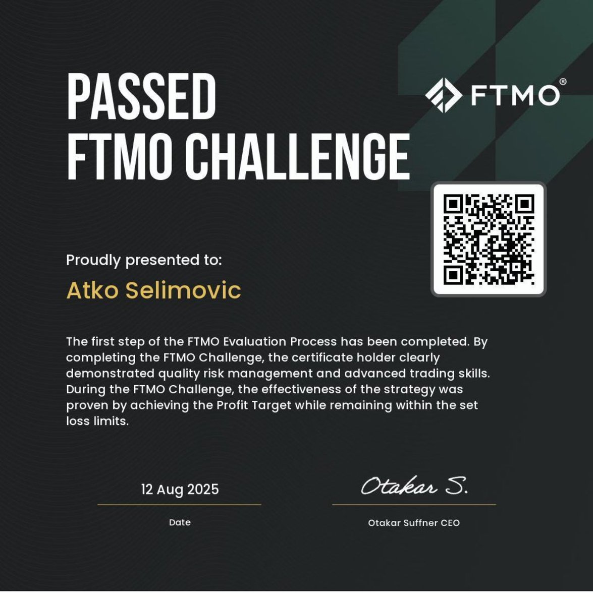 SelimovicAtko's tweet photo. FTMO😉 https://t.co/WwERNxq6gZ