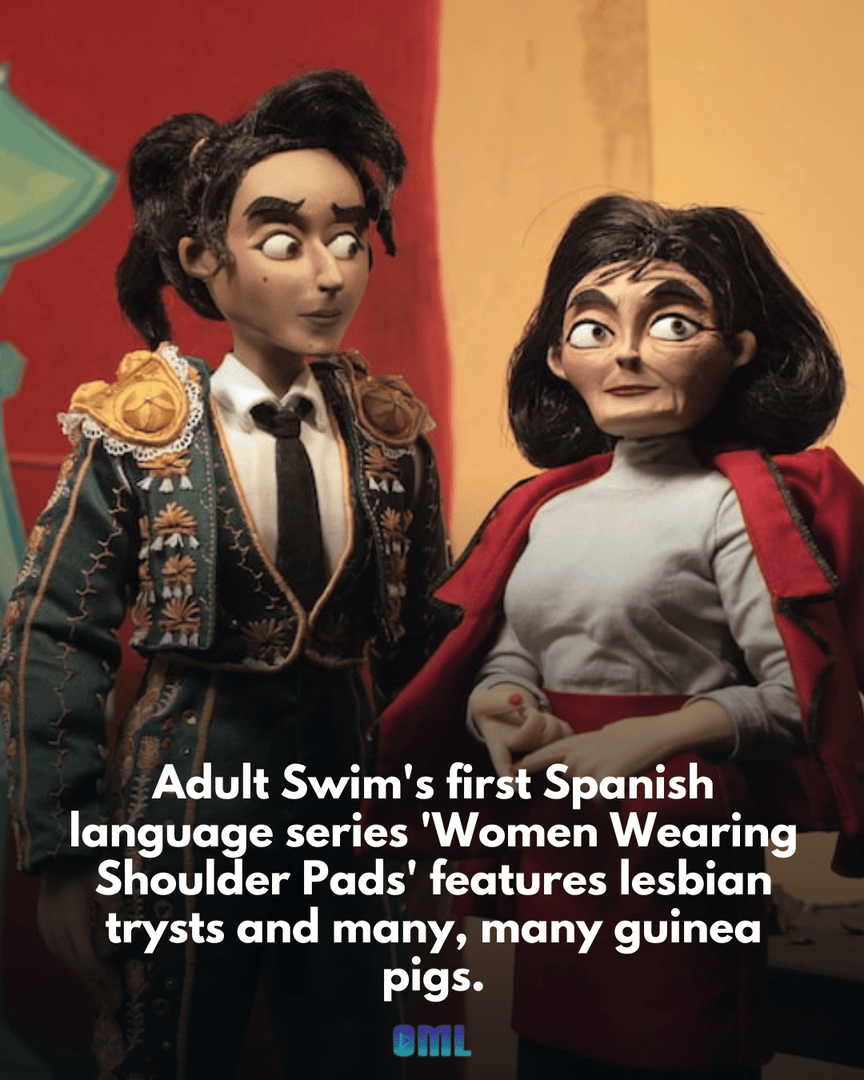 Adult Swim's first Spanish language series 'Women Wearing Shoulder Pads' features lesbian trysts and many, many guinea pigs.