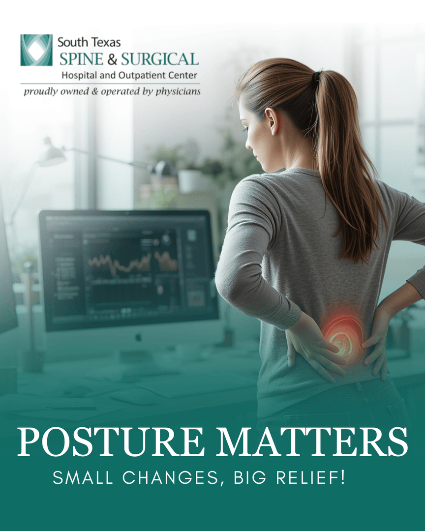 STSSHTX's tweet photo. At South Texas Spine &amp; Surgical Hospital, we know that small daily habits make a big difference in your spine health. 💪✨

Want more personalized guidance? Contact us today to see how our team can help. https://t.co/d4XQ9CCXDp