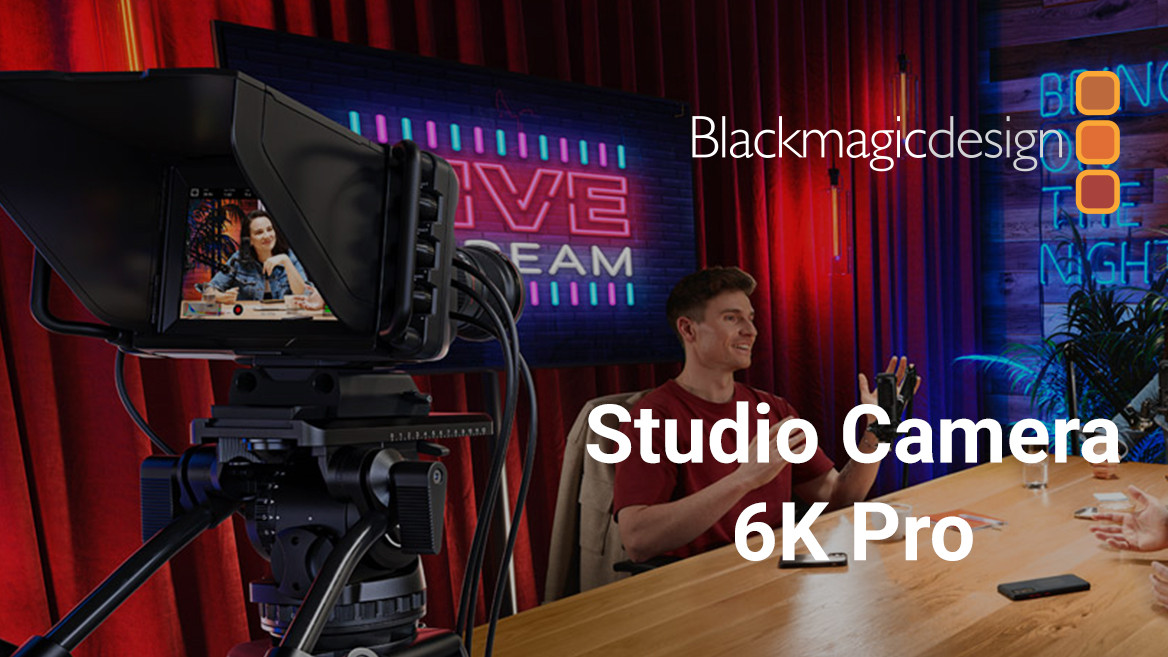 flormartzav's tweet image. Blackmagic Studio Camera 6K Pro
Este modelo avanzado y portátil ofrece todas las prestaciones de la versión Studio Camera 4K Pro G2 y además incluye un sensor 6K de mayor tamaño, una montura EF y filtros de densidad neutra ajustables a distancia.
#BlackmagicDesign #studiocamera