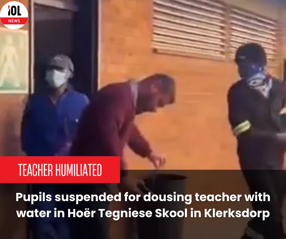 IOL's tweet photo. South Africa must confront the crisis of school violence head-on.
#SchoolViolence #RespectEducators #KlerksdorpIncident #EducationCrisis
Read on https://t.co/Ai6UKamNF8 https://t.co/ROFaSbxMYP