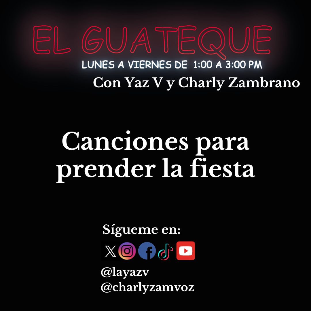 layazv's tweet photo. Viernes rico, sabroso, delicioso y en #ElGuateque platicaremos de canciones para #PrenderLaFiesta …
Los leemos el @charlyzamvoz y yo máxim@s❤️
Tenemos una #cena para 2 en @Atarashi33 y #KitTelcel
Presentado por @Electrolit y @Megacable en @MAXIMA1067FM https://t.co/rpWx2KaLDi
