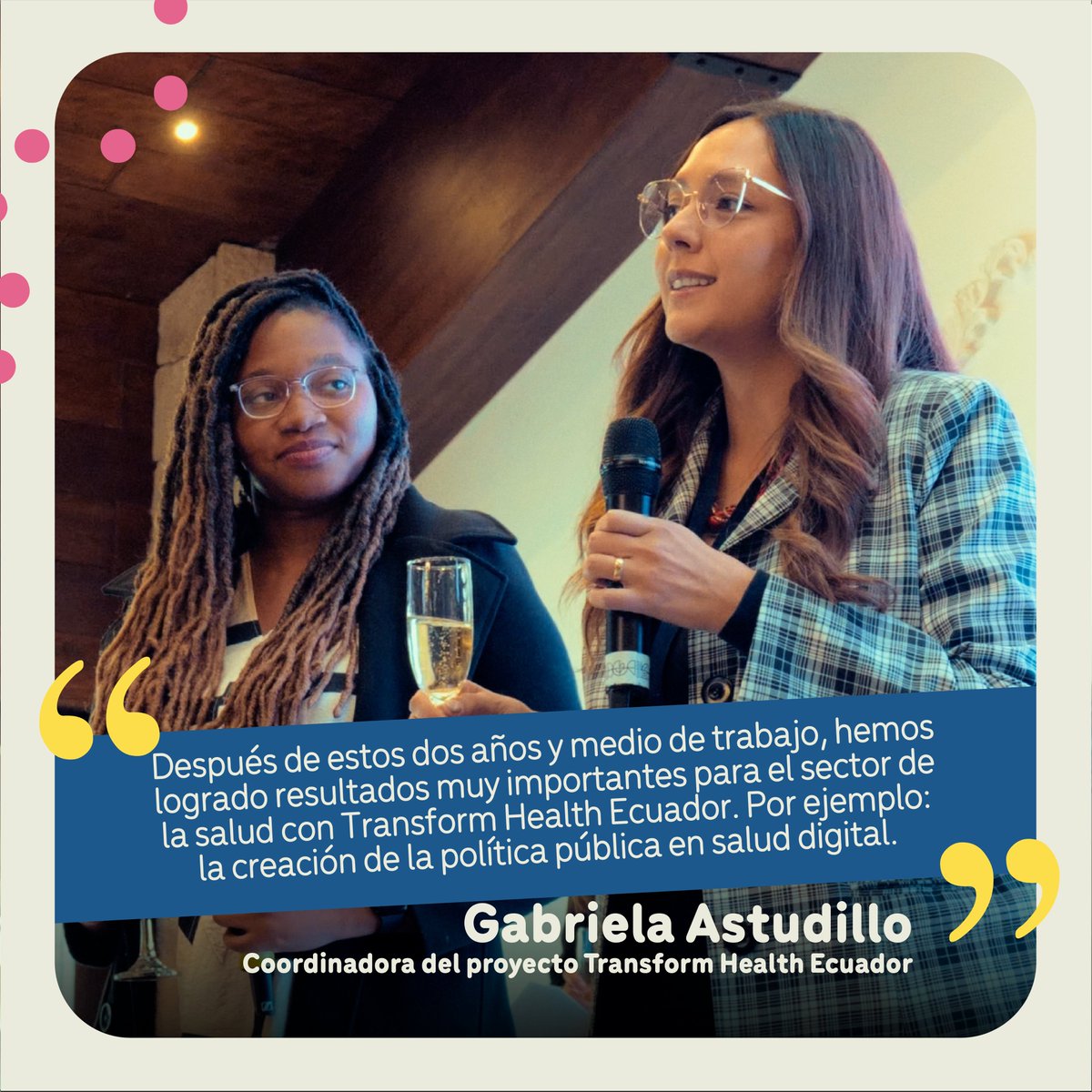Dos años y medio de trabajo, muchos hitos alcanzados y una visión clara: transformar la salud en Ecuador 🇪🇨.
Gabriela Astudillo, coordinadora de #TransforHealthEcuador, destaca que este camino ha sido largo pero lleno de metas cumplidas 🤝.
#Gestionatusalud #DatosDigitales