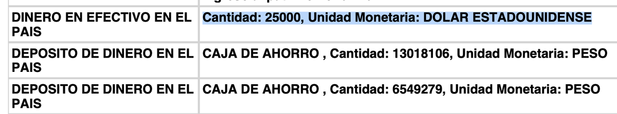 Tenía 25.000 dólares en su casa. Capaz le gustaba contarlos una y otra vez y andaba siempre con los dedos secos... O los tenía en billetes de $10 o de $5 y se le complicaba.

Un poco de imaginación, por favor.