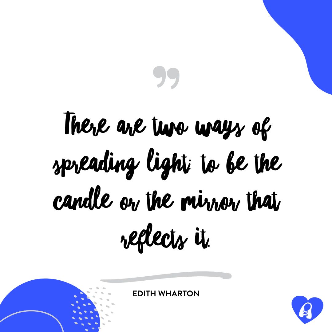 We can either be the light ourselves, or reflect it onto others. Both ways, we help brighten the world around us. 

#BeTheLight #ReflectPositivity #SpreadTheLight