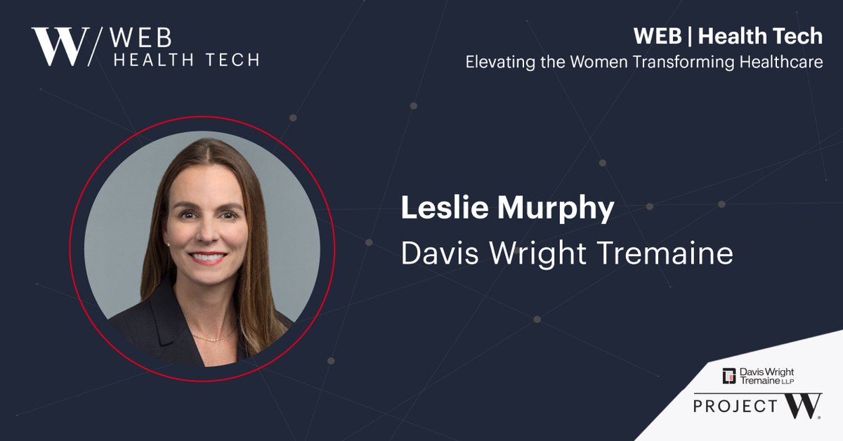 dwtProjectW's tweet image. Last day to apply! 

Leslie Murphy brings #healthcare legal expertise to WEB | Health Tech! Specializing in managed care disputes, she&apos;s successfully recovered hundreds of millions of dollars for hospitals and healthcare providers as lead counsel. 

Apply: bit.ly/4lCw4aF