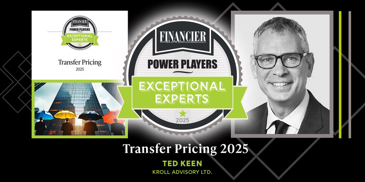 Ted Keen at <a href="/KrollWire/">Kroll</a> features as an Exceptional Expert in our Power Players report on Transfer Pricing, reflecting on his career and the market. Find our report here: tinyurl.com/yc3amksf 

#TransferPricing #InternationalTax #TaxCompliance