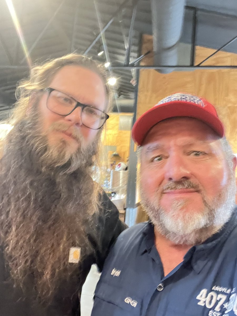 It’s always a good day when my buddy  <a href="/WhiteyMorgan/">Whitey Morgan</a> is in town. 
You can catch him tonight at <a href="/BillyBobsTexas/">Billy Bob's Texas</a> , or you could have caught them at lunch here today.