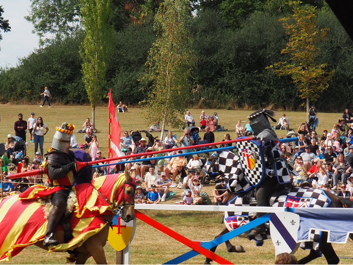 Day out at Hever Castle - great wander around and then watched the jousting!  #4for40