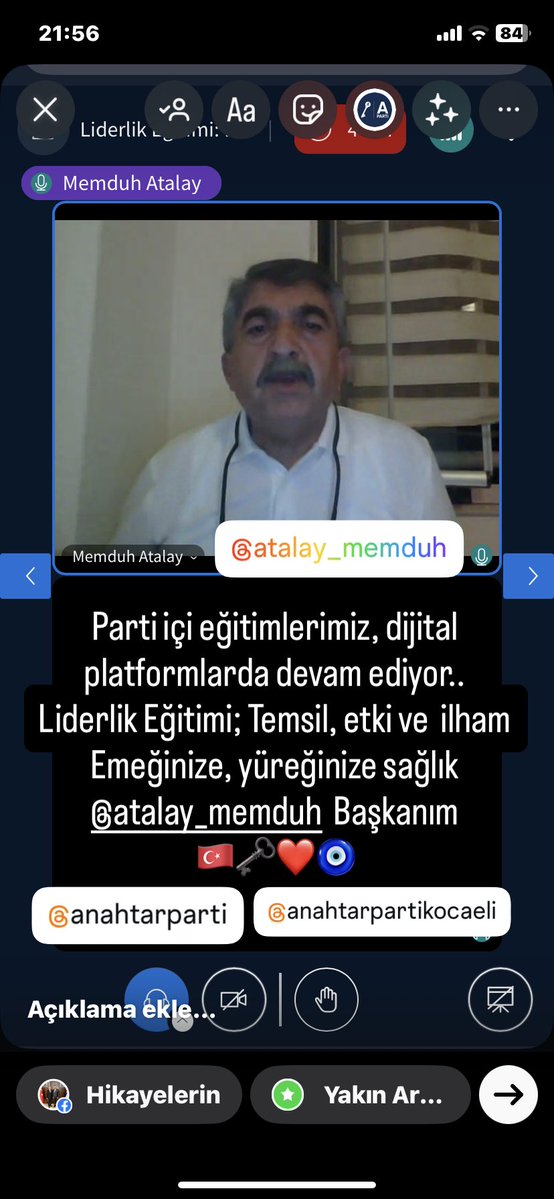 idris ÖKLÜK (@idrisokluk) on Twitter photo Parti içi Eğitimlerimiz, dijital platformlarda devam ediyor. Liderlik Eğitimi: Temsil, etki ve ilham konu alt başlıklarını içeren eğitim için <a href="/memduhatalay/">Memduh ATALAY</a> Başkanıma saygılarımı sunuyorum
<a href="/APartiDijital/">Anahtar Parti Dijital</a> <a href="/yavuzagiraliog/">Yavuz Ağıralioğlu</a> <a href="/lutfuceliktas/">Lütfü ÇELİKTAŞ</a> <a href="/memduhatalay/">Memduh ATALAY</a> <a href="/NurettinnBulutt/">Nurettin Bulut</a> <a href="/apartikocaeli/">Anahtar Parti Kocaeli İl Başkanlığı</a> Parti içi Eğitimlerimiz, dijital platformlarda devam ediyor. Liderlik Eğitimi: Temsil, etki ve ilham konu alt başlıklarını içeren eğitim için <a href="/memduhatalay/">Memduh ATALAY</a> Başkanıma saygılarımı sunuyorum
<a href="/APartiDijital/">Anahtar Parti Dijital</a> <a href="/yavuzagiraliog/">Yavuz Ağıralioğlu</a> <a href="/lutfuceliktas/">Lütfü ÇELİKTAŞ</a> <a href="/memduhatalay/">Memduh ATALAY</a> <a href="/NurettinnBulutt/">Nurettin Bulut</a> <a href="/apartikocaeli/">Anahtar Parti Kocaeli İl Başkanlığı</a>
