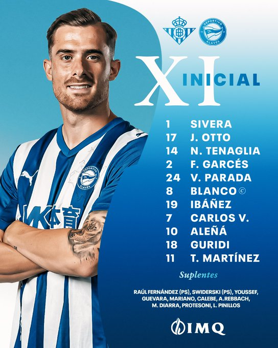 Radio MARCA (@radiomarca) on Twitter photo 🏟️ ¡ARRANCA la SEGUNDA JORNADA de LALIGA en LA CARTUJA!
🟢⚪️<a href="/RealBetis/">Real Betis Balompié 🌴💚</a>🆚<a href="/Alaves/">Deportivo Alavés</a>🔵
😂<a href="/IHerraizFdez/">Israel Herraiz Fernández</a>
🎙️ Agustín Varela
🕵️ <a href="/jmrodriguezper/">José Manuel Rodríguez</a>
👨🏫Gabino Rodríguez
👨🏫<a href="/tatimantovani/">Tati Mantovani</a>
👨🏫<a href="/AlexDeLlano/">Àlex de Llano</a>
🔴#MARCADOR 🏟️ ¡ARRANCA la SEGUNDA JORNADA de LALIGA en LA CARTUJA!
🟢⚪️<a href="/RealBetis/">Real Betis Balompié 🌴💚</a>🆚<a href="/Alaves/">Deportivo Alavés</a>🔵
😂<a href="/IHerraizFdez/">Israel Herraiz Fernández</a>
🎙️ Agustín Varela
🕵️ <a href="/jmrodriguezper/">José Manuel Rodríguez</a>
👨🏫Gabino Rodríguez
👨🏫<a href="/tatimantovani/">Tati Mantovani</a>
👨🏫<a href="/AlexDeLlano/">Àlex de Llano</a>
🔴#MARCADOR