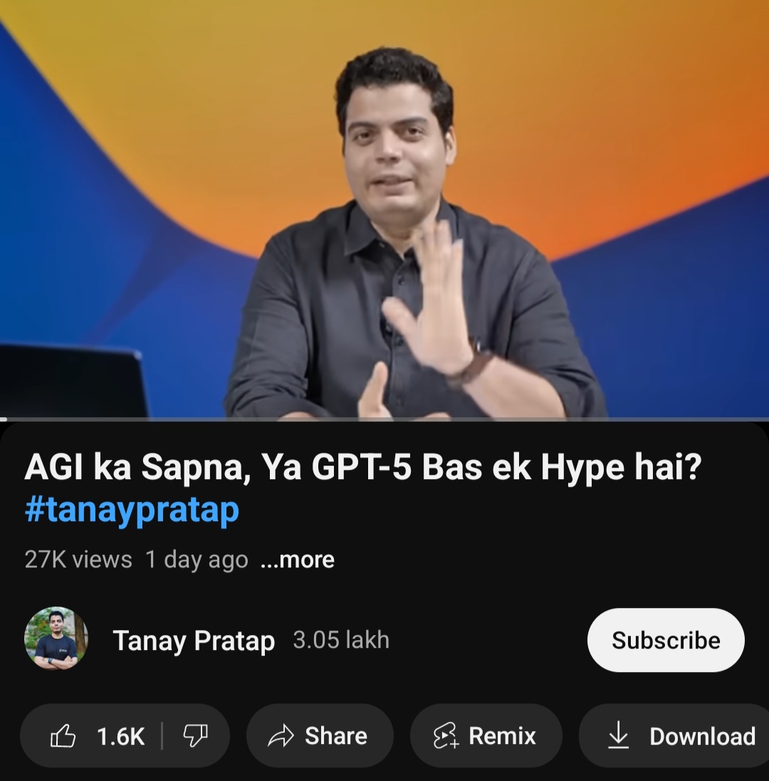 You guys keep fighting on AIFiesta and OpenAI

Meanwhile My GOAT dropped a new video.