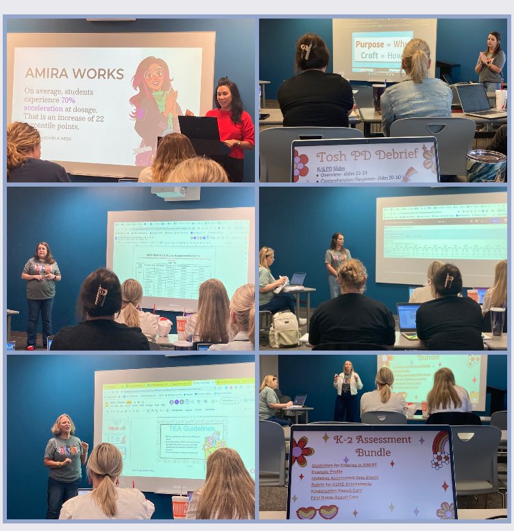 WOW!!! First Elementary/Intermediate Reading Specialist Meeting, today-👏✅ 😊⭐️ 
Amira PD, Hb1416, STAAR performance celebrations, cross -departmental collaborations, Social Studies integration, K-2 Assessment Bundle, CLI, JRR, SB3 training and Buddy Share Collaborations!!!!!