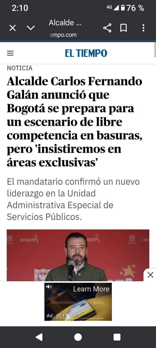 QUE ERROR TAN GRANDE COMETIERON LOS BOGOTANOS AL ELEGIR UN BUENA VIDA UN PARÁSITO DEL ESTADO EN ESTE CARGO UN FLOJO ...Y KES ADELANTO LA ENDEUDADA TAN GRANDE EN LA QUE VA A DEJAR A BOGOTA   YA LOS SERVICIOS PÚBLICOS LOS TIENE POR LAS NUBES PERO ESO NO LLENA SUS  BOLSILLOS