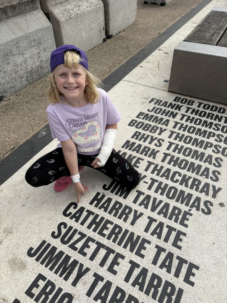 LittleWhoGirl's tweet photo. Great fun spotting some Doctor Who names on the Comedy Carpet at Blackpool today!
#DoctorWho #ComedyCarpet https://t.co/Ze8bOLRz17