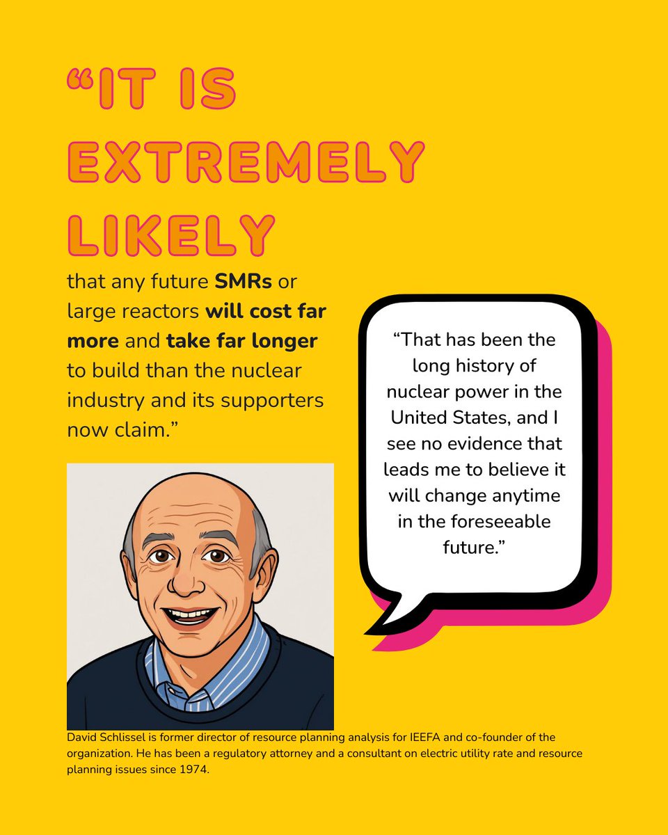#SMRs are hitting hard realities worldwide with projects cancelled or delayed &amp; over-budget. Can weakening safety regs build the public trust needed for a "#nuclear renaissance?"

Check out the blog post "Rush to Build New Nuclear Power" at nuclearcosts.org/rush-to-build-…