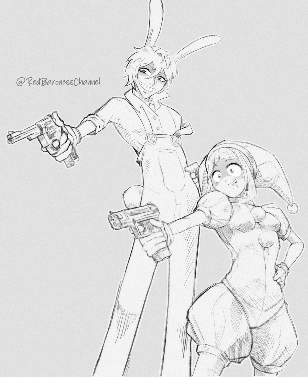 Pomni and Jax being a chaotic duo was the best thing to ever happen in the show ❤️

#TheAmazingDigitalCircus #Pomni #Jax #fanart