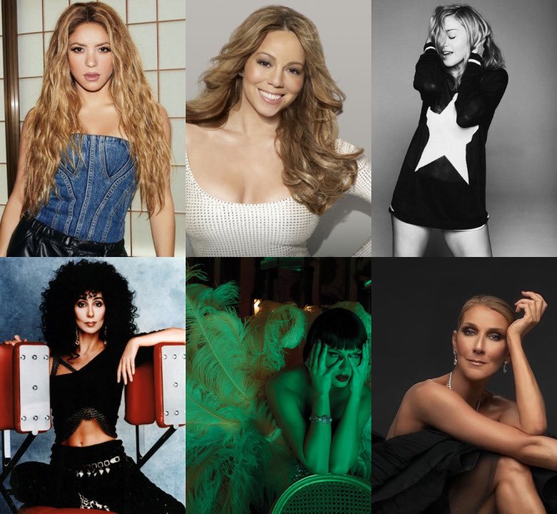 Best selling 12th studio album by main female pop singers: 
1. Shakira - Las mujeres ya no lloran (5.850.000)
2. Mariah Carey - memoirs of an imperfect angel (3.630.000)
3. Madonna - MDNA (3.050.000)
4. Cher - all I ever need is you (1.566.000)
5. Taylor swift - the life of a
