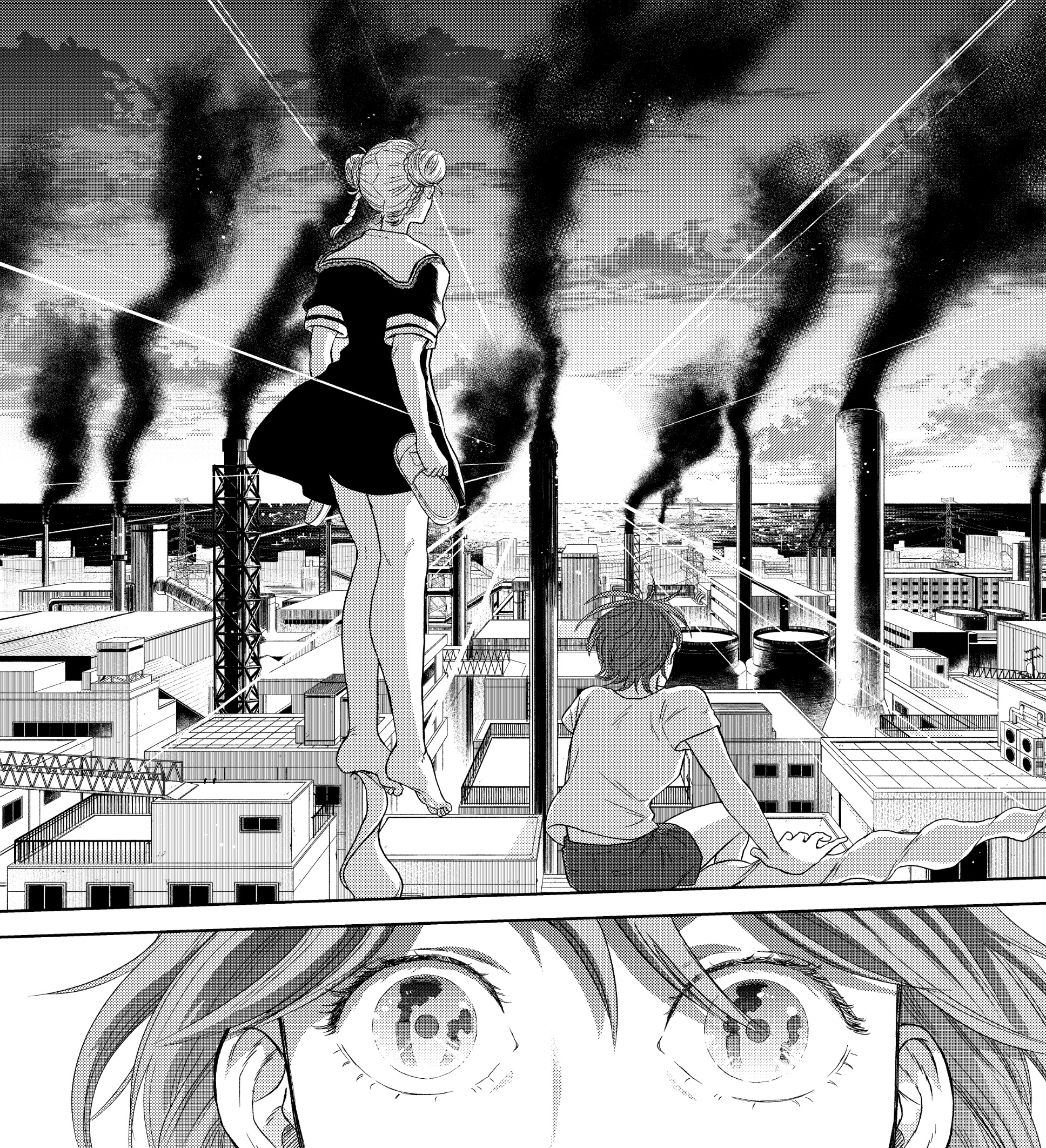 漫画家　霧島  悠氏　直筆イラスト E☆2 frontier Vol.9 | アールジュネス・軸中心派・E☆2-えつ-
