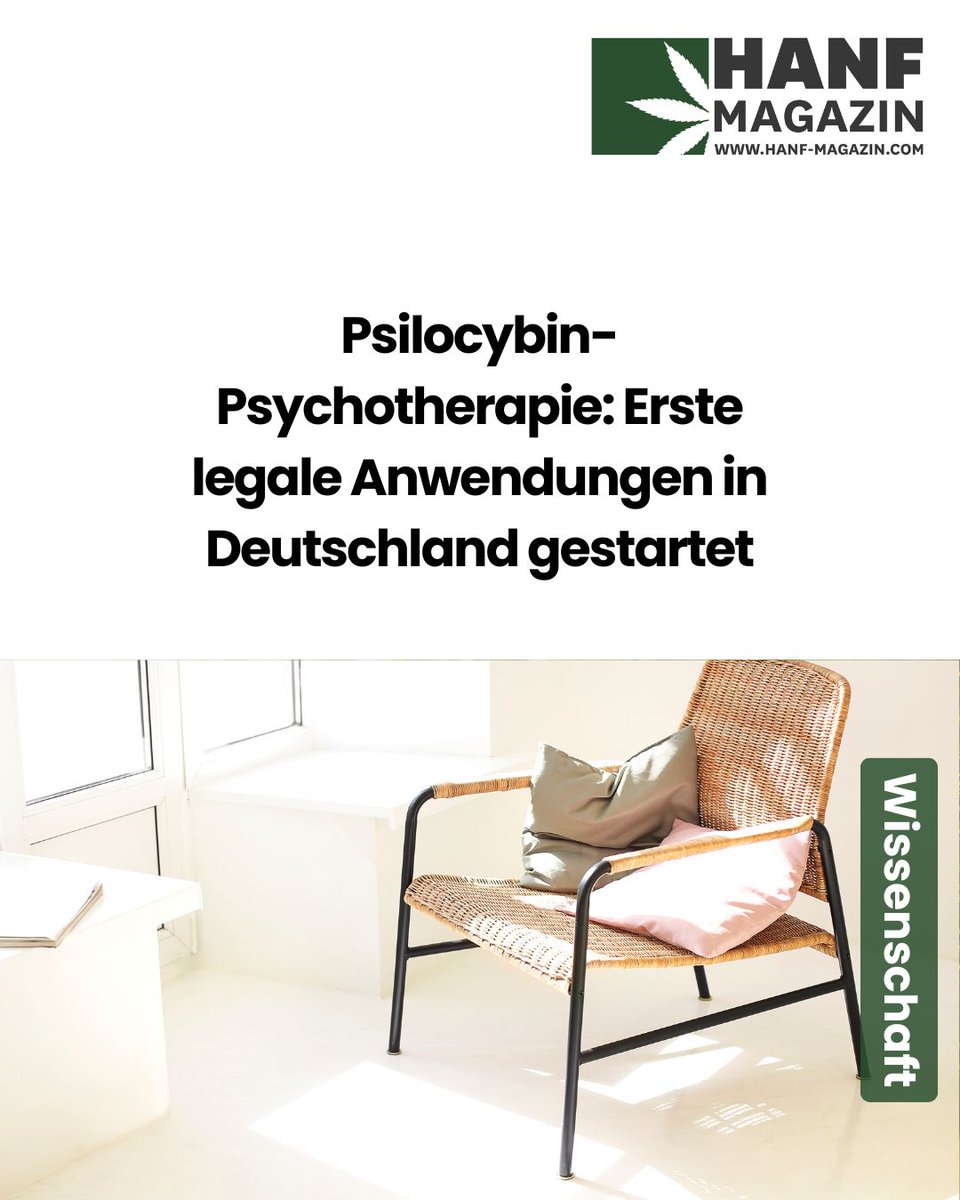hanfmagazin's tweet image. Deutschland erlaubt erstmals Psilocybin-Therapie bei therapieresistenten Depressionen 🌱🧠 Hoffnung für viele Betroffene.

#Depression #Therapie #Psychedelics #Forschung #Innovation #Hanfmagazin

hnf.link/Gud0