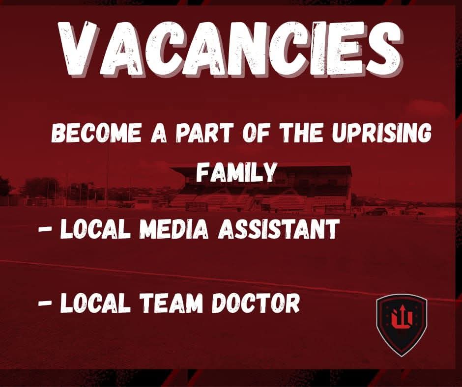 We are still on the lookout for people on our beautiful island who would be interested in taking on these voluntary roles within our club. If this is something that interests you then please get in touch with the club via DM.

#OneClubOneGoal