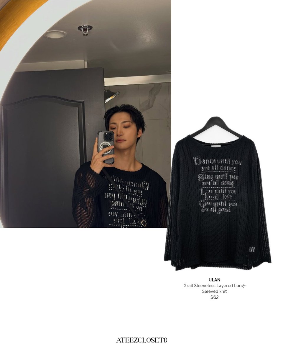 ateezcloset8's tweet photo. 250818 | SEONGHWA Instagram Update

Thank you @0615LOOKS for finding the tank top 🖤

#ATEEZ #에이티즈 #SEONGHWA #PARKSEONGHWA #ATEEZCLOSET8 #성화 #SeonghwaFashion #ATEEZFashion  #chromehearts #gentlemonster #timberland #ulan https://t.co/9rUCW08Lcd