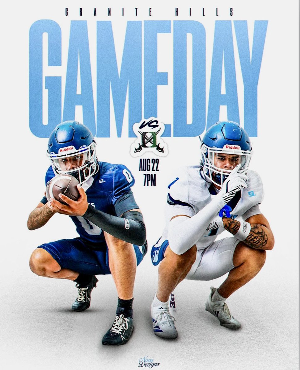 It’s GAME DAY!!! 🦅🙌🏽🏈 Let’s Go EAGLES!!! <a href="/ZacharyBenitez3/">Zachary Benitez 3 🌟</a> <a href="/granitehillsfb/">Granitehillsfootball</a>