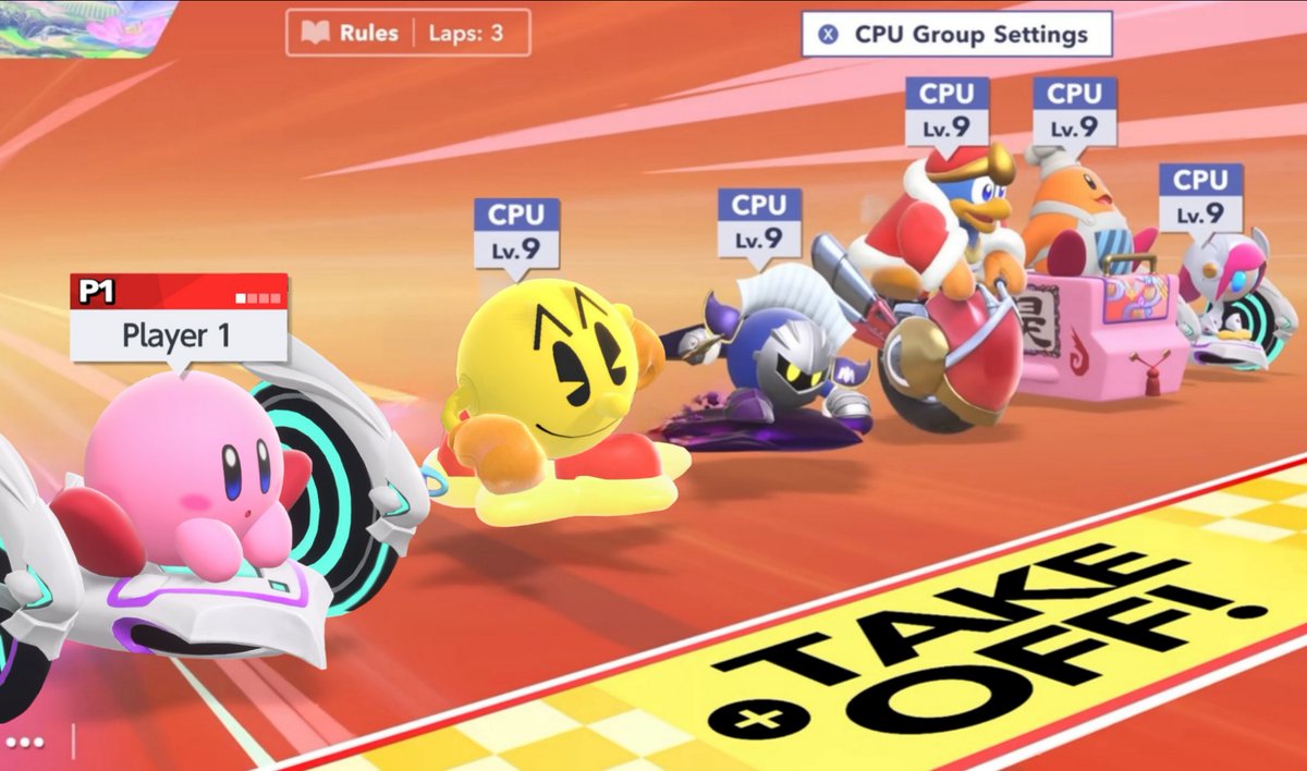 Bro they're just letting ANYONE in Kirby Air Riders