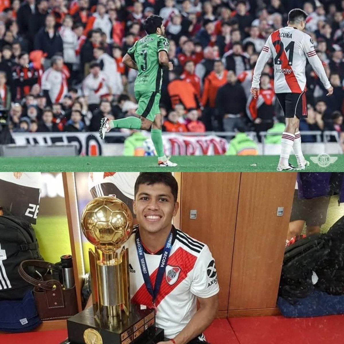 🗣️ “Cambié camiseta con Armani Fue muy emocionante volver al Monumental, pasé muchos momentos lindos acá, es como mi casa”.

✍🏼 Robert Rojas en zona mixta