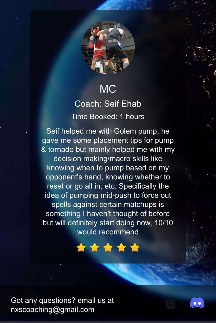 Seif Eldin Ehab (@axoseif) on Twitter photo Finished my first coaching session on <a href="/NXSCoaching/">Nexus Royale</a> ,you can book from NexusRoyale.com or discord discord.gg/nexusroyale Finished my first coaching session on <a href="/NXSCoaching/">Nexus Royale</a> ,you can book from NexusRoyale.com or discord discord.gg/nexusroyale