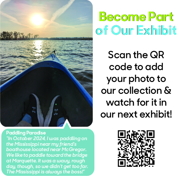 CommunityVisio2's tweet image. What are you doing this weekend? Why not participate in Marquette and McGregor&apos;s Mending/Bridging project?Tell us what you value along the Marquette &amp;amp; McGregor riverfront. Visit ow.ly/c6YL50WEHHq or scan the QR code. @iowadot @ISUExtensionCED @Trees_Forever