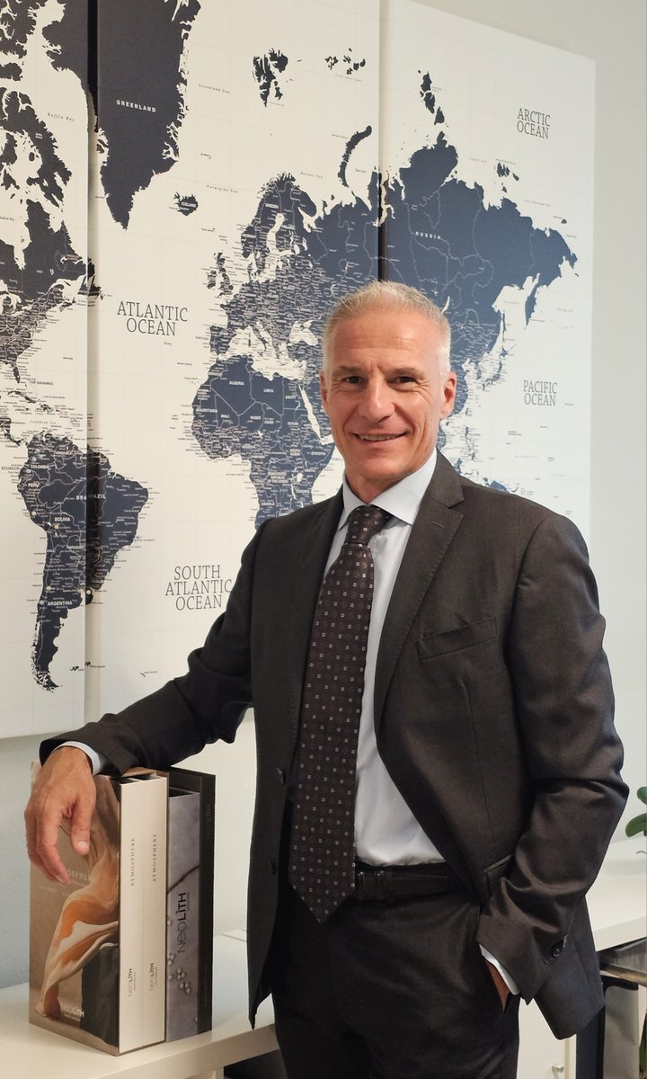 StoneWrld's tweet photo. We would like to congratulate Michele Ballarin on his newly appointed position at Neolith! Read more about his new role! https://t.co/ztl8bBZO28
#Neolith #leadership #sinteredstone https://t.co/hupOUpIudm