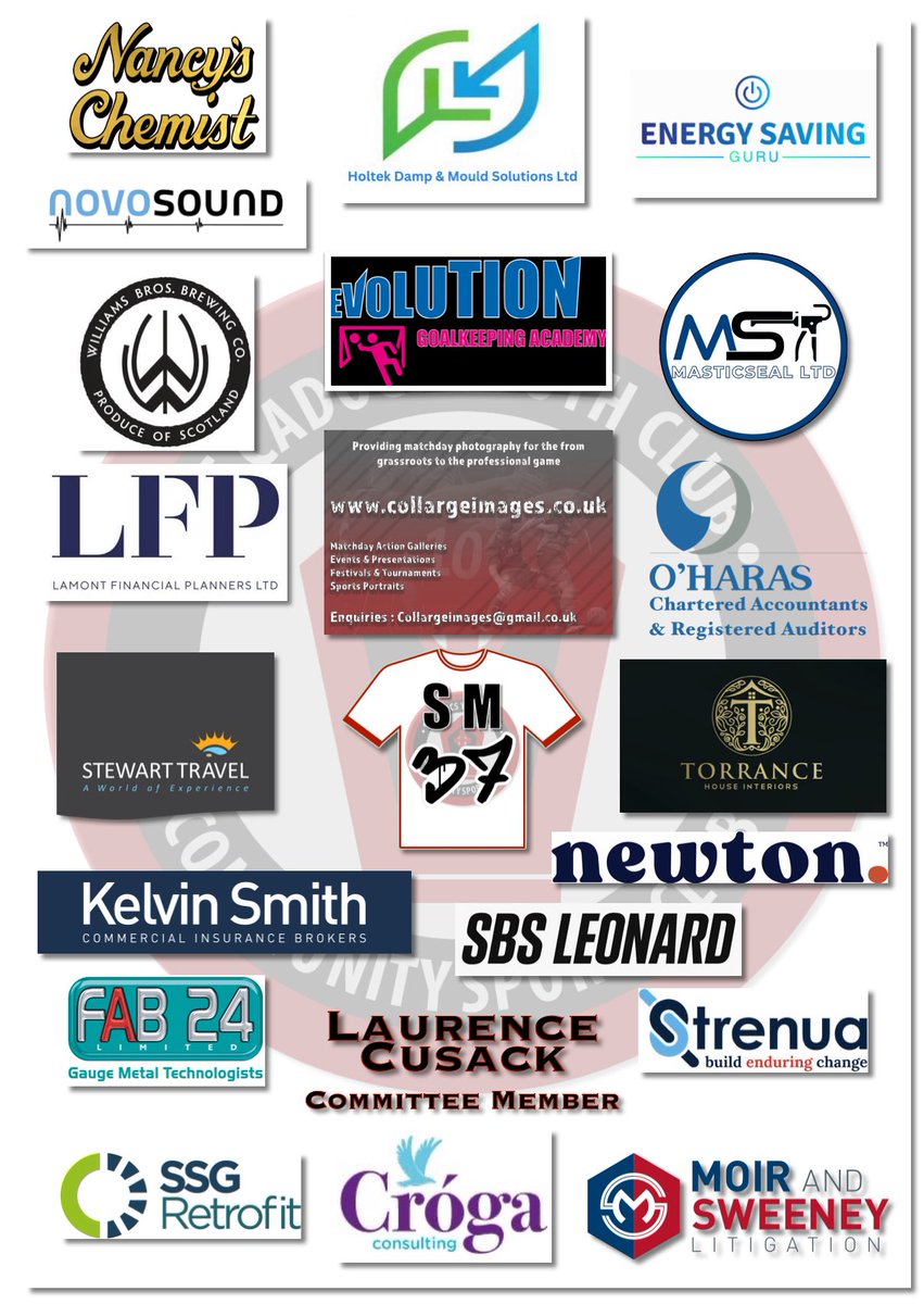 Thank you to everyone who has supported the Club this week with player sponsors 

If you’d like to sponsor a player we have 

New Signings Andy Monk, Jamie Wilson and Jamie Ballantyne with the rest of the squad taken 

Get in touch if you’d like to be part of it