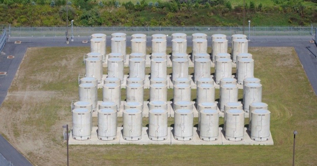 THAT’S IT? This is what 20 years’ worth of spent nuclear fuel looks like safely stored at the former Maine Yankee nuclear plant.

The plant generated 119 billion kilowatt hours of reliable power from 1972-1996, which is enough to power half a million homes each year.