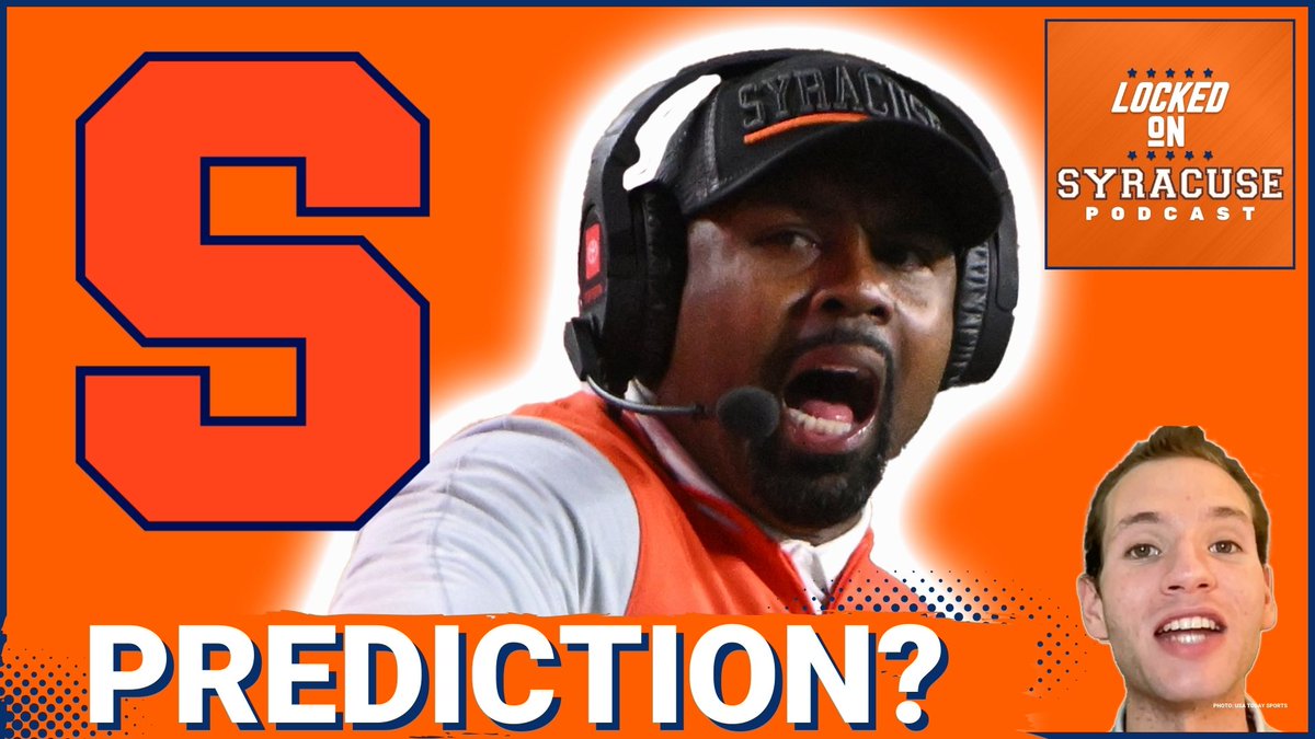 How many wins for Syracuse Football? <a href="/JacksonH_52/">Jackson Holzer</a> gives his final prediction TONIGHT at 6:00PM EST⬇️

🎧…syracuse-orange-footba.simplecast.com/episodes/syrac…
📺youtu.be/wnz7VxBS_-Y
