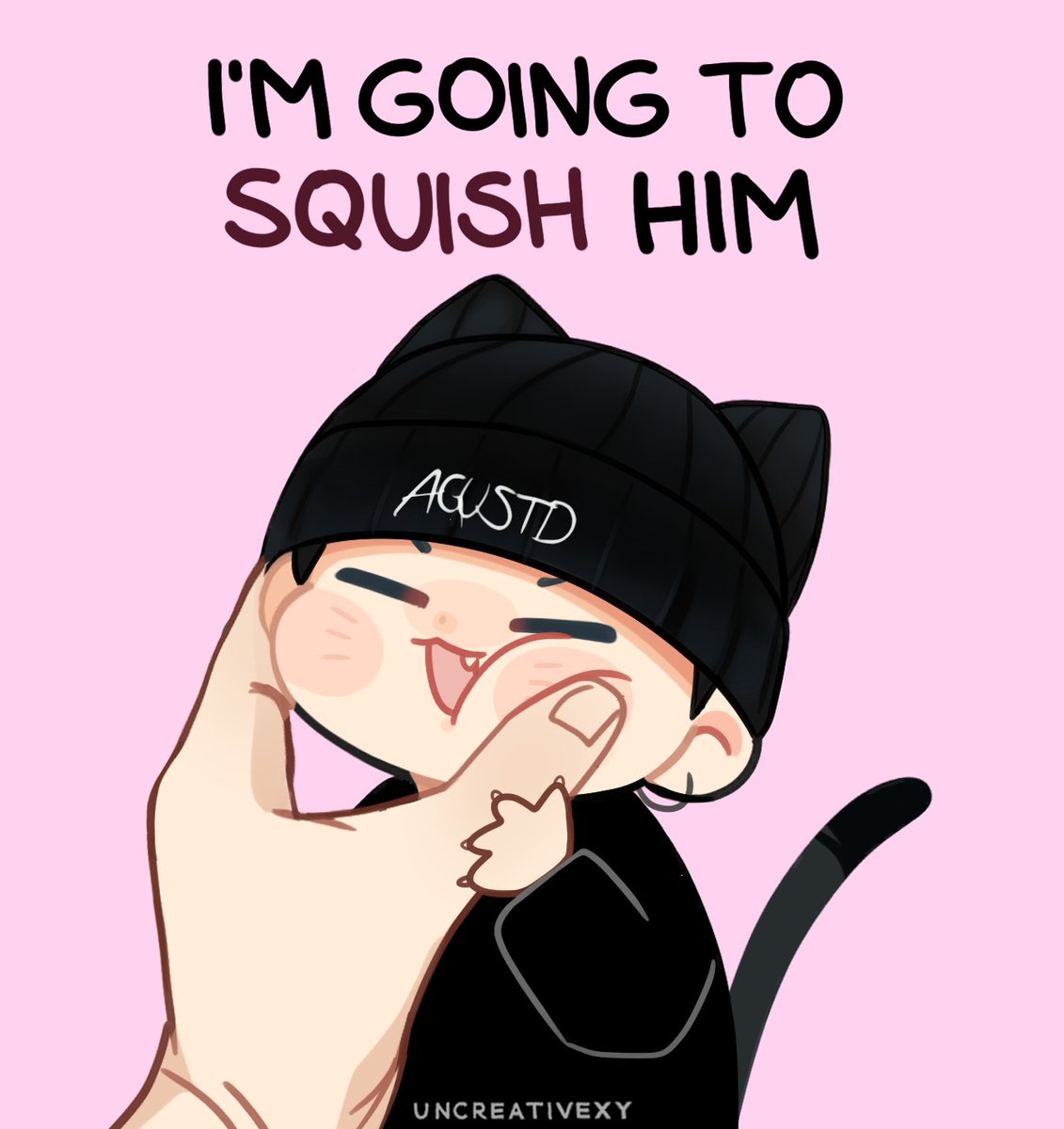 Squishy Yoongi appreciation🤏

#btsfanart #SUGA