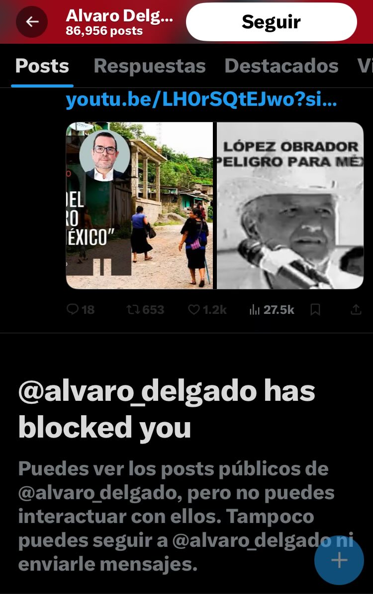 Sol🐥 (@solcito_ars) on Twitter photo Me bloqueó <a href="/alvaro_delgado/">Alvaro Delgado Gómez</a> 😱
No hubo ofensa de por medio, solo cuestioné acerca de su investigación cuando publicó lo de Beatriz,
Se sienten muy libres para opinar, pero son incapaces de tolerar que se los cuestione 🙄🤦🏽♀️
Confirmo, sí son progres buena ondita Me bloqueó <a href="/alvaro_delgado/">Alvaro Delgado Gómez</a> 😱
No hubo ofensa de por medio, solo cuestioné acerca de su investigación cuando publicó lo de Beatriz,
Se sienten muy libres para opinar, pero son incapaces de tolerar que se los cuestione 🙄🤦🏽♀️
Confirmo, sí son progres buena ondita