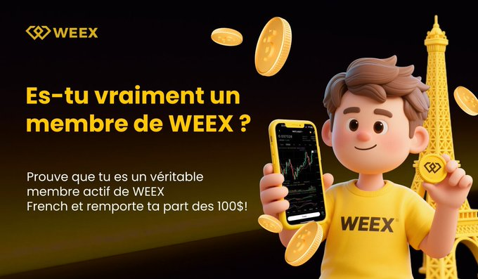 🧠 QUESTION DU JOUR – #WEEXFrenchQuiz

💬 Quelle est votre stratégie de trading préférée : le scalping, le day trading ou le swing trading ? Et pour quelle raison ?

➡️ Répondez en commentaire avec le hashtag #WEEXFrenchQuiz

🎯 Votre réponse doit être claire et sans modification