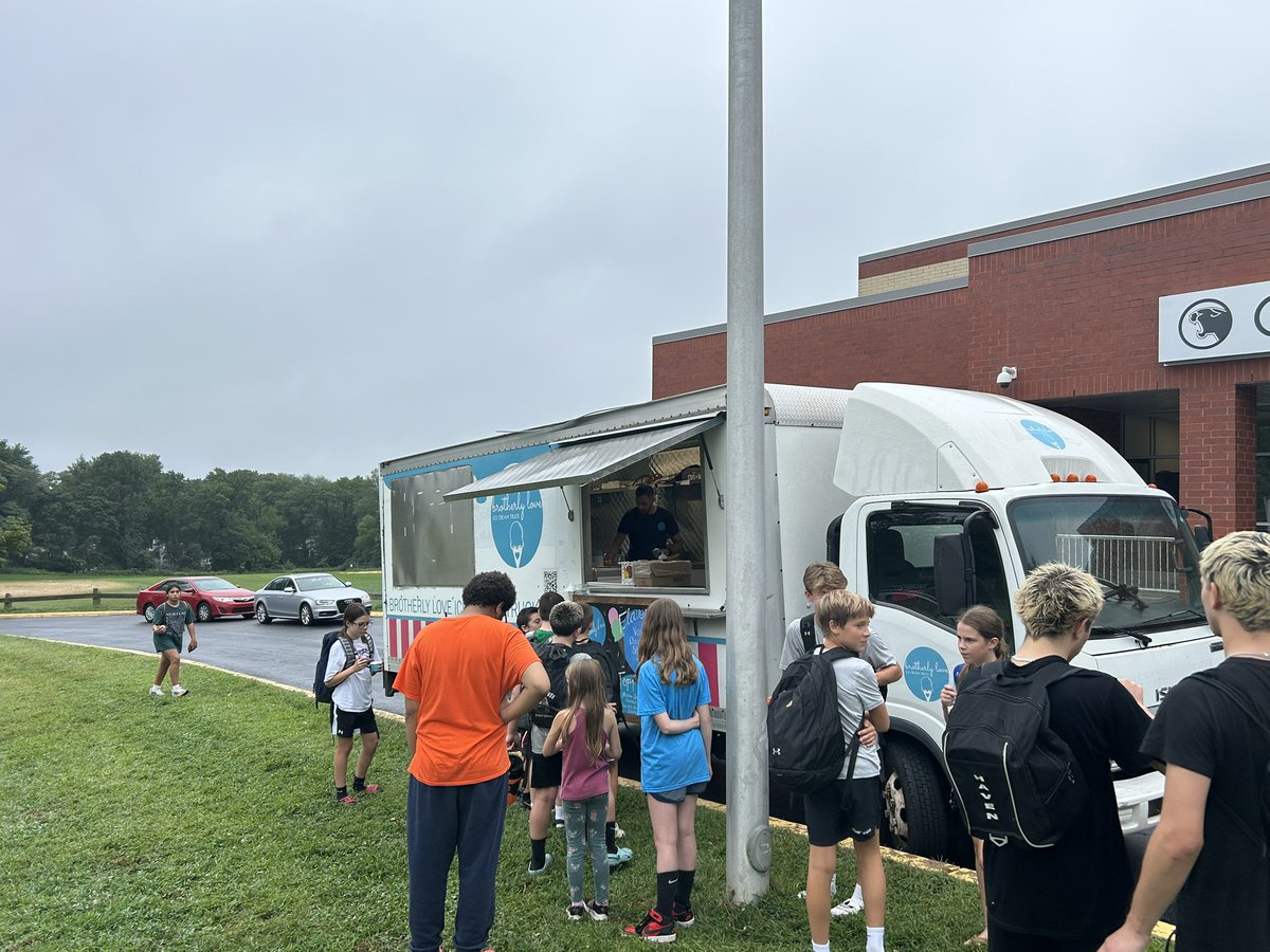 Ice cream truck for the campers to end camp day!