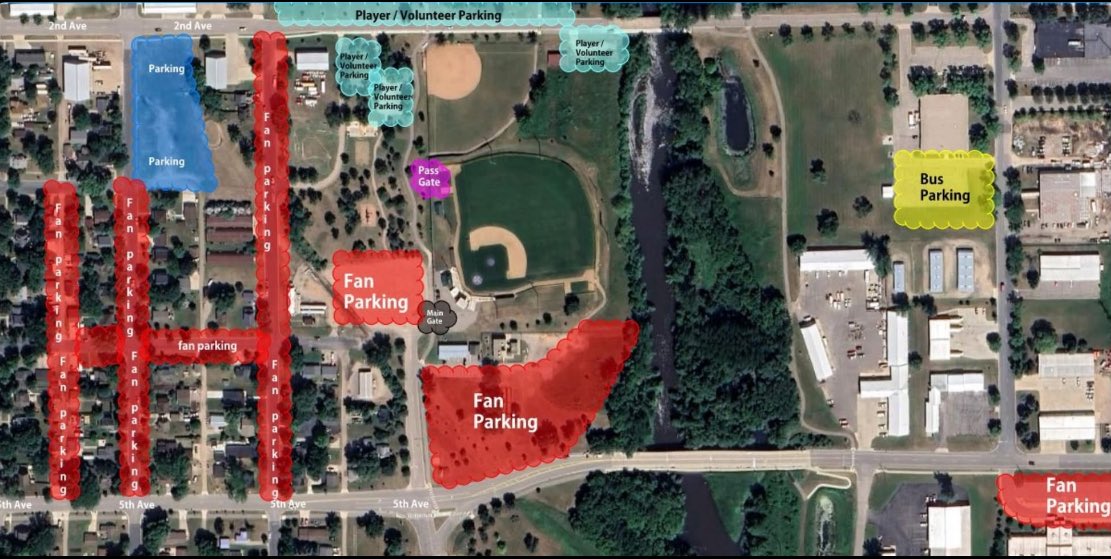 VMF Parking, expecting big crowd with hometown team Huskies playing. Should be a great game!